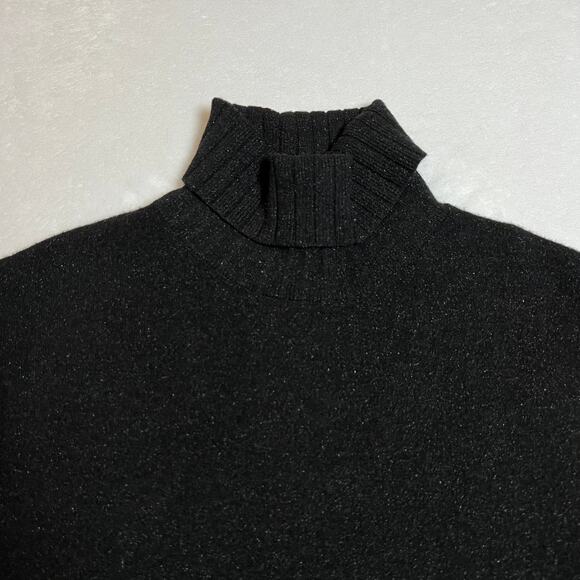 Pomander Place Noir Vivianne Mini Dress Size XS Knit Sweater Metallic Holidays - Picture 6 of 10